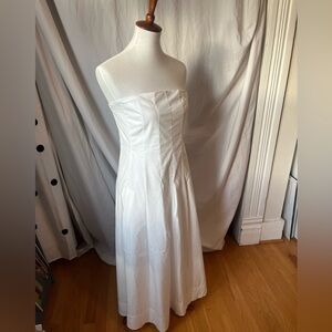 Rachel Zoe Strapless White A-Line Dress